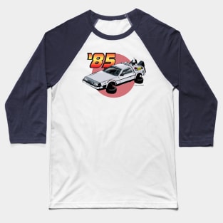 Back to the Future '85 DeLorean Baseball T-Shirt